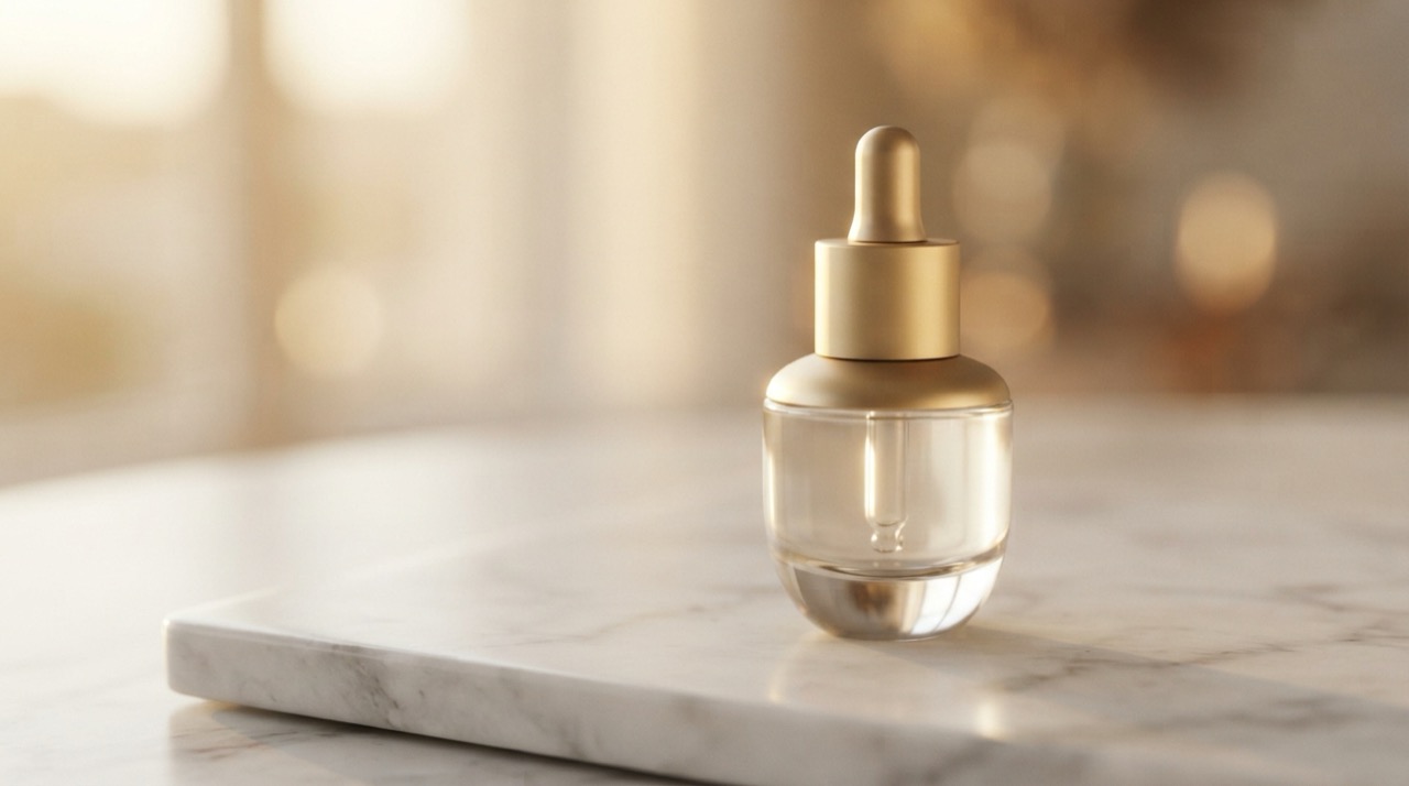 A studio product photograph generated from a plain-language prompt